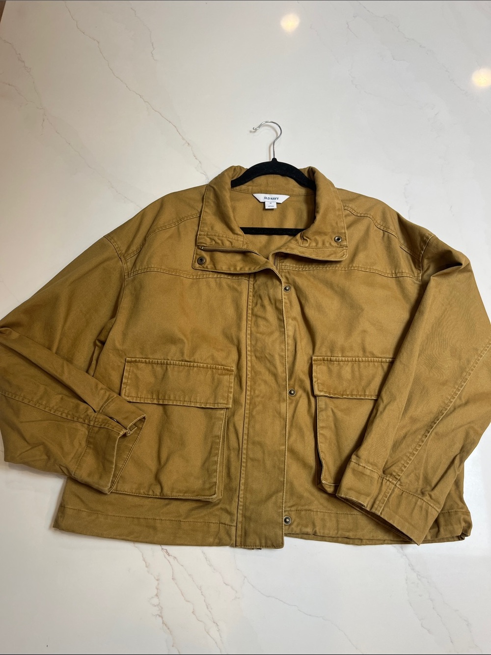 Old Navy Women's Utility Jacket - Mustard Brown